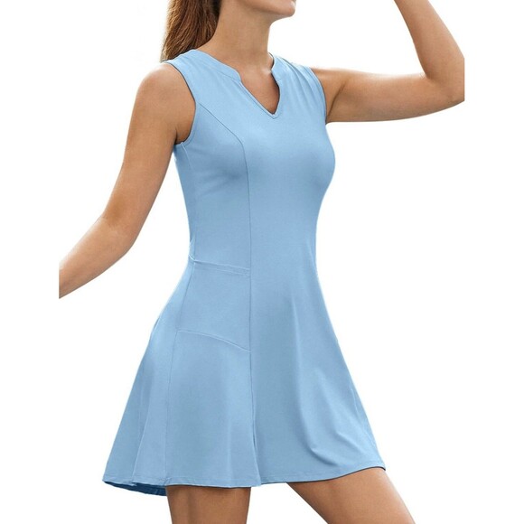 CooRun Women’s Performance Sleeveless Dress Baby Blue Size XXL NWT - Picture 1 of 10